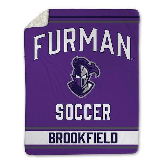 Furman - NCAA Women's Soccer : Kylie Brookfield - Blanket-0