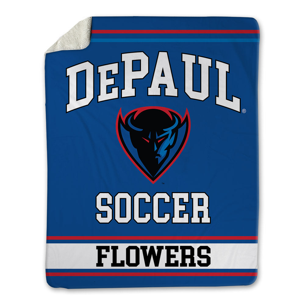 DePaul - NCAA Men's Soccer : Tyler Flowers - Blanket-0