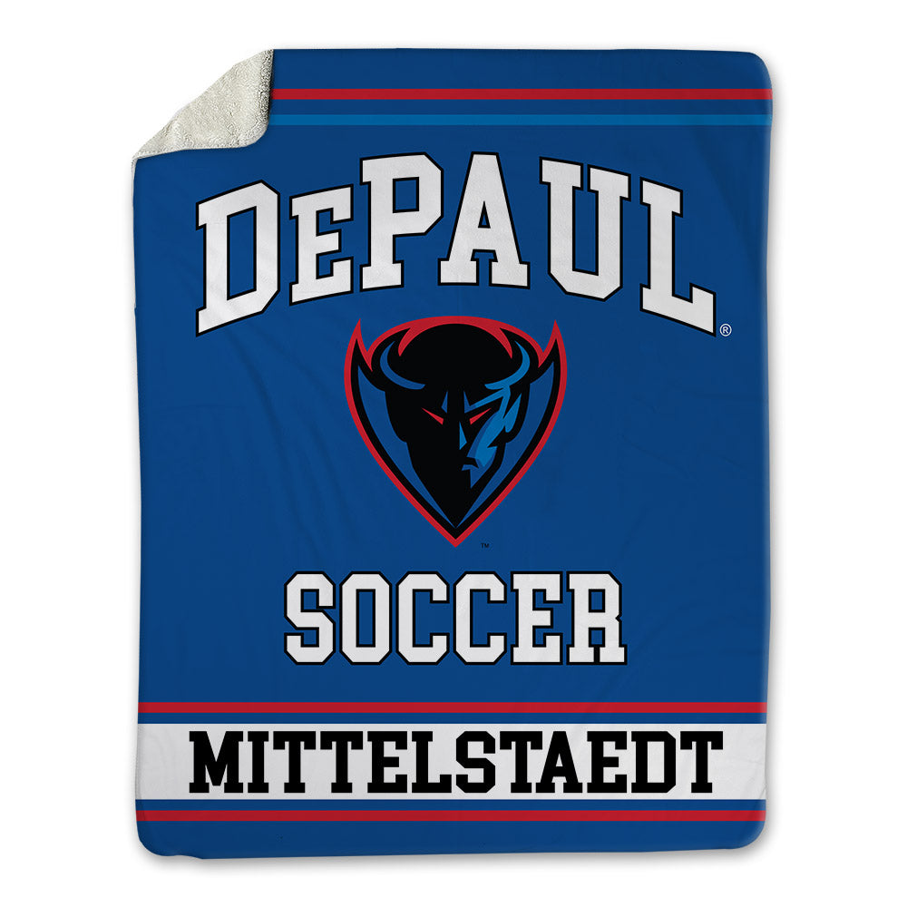DePaul - NCAA Women's Soccer : Savannah Mittelstaedt - Blanket-0