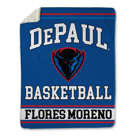DePaul - NCAA Men's Basketball : Fabian Flores Moreno - Blanket-0