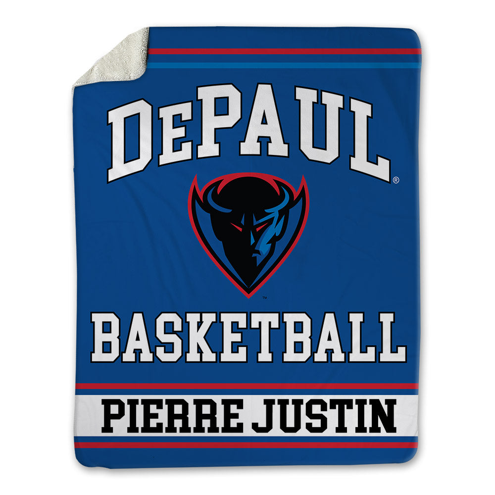 DePaul - NCAA Men's Basketball : Theo Pierre Justin - Blanket-0