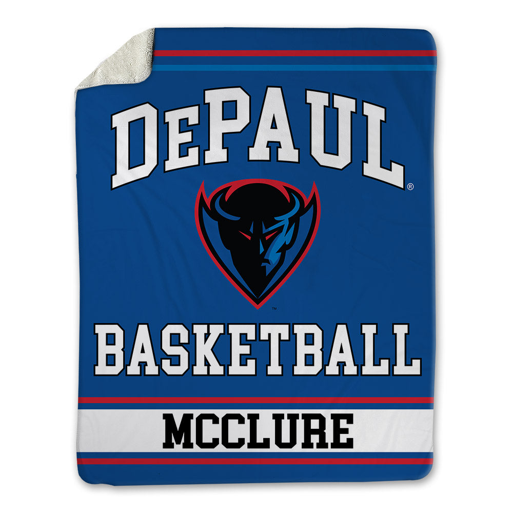 DePaul - NCAA Men's Basketball : Kruz McClure - Blanket-0