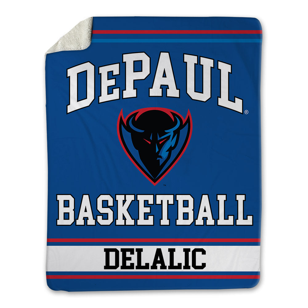 DePaul - NCAA Men's Basketball : Amsal Delalic - Blanket-0
