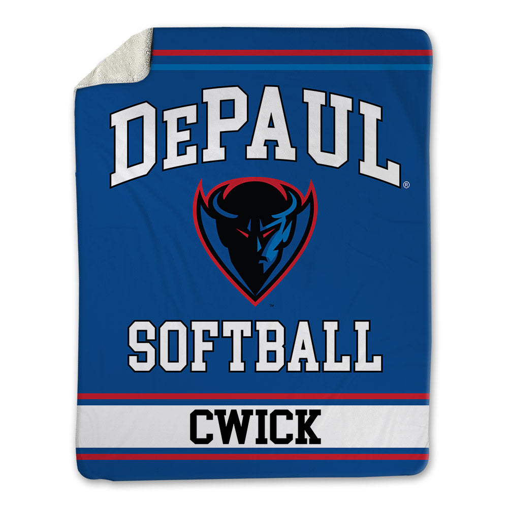 DePaul - NCAA Softball : Brooke Cwick - Blanket-0