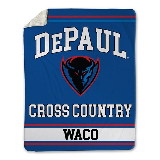DePaul - NCAA Men's Cross Country : Reid Waco - Blanket-0