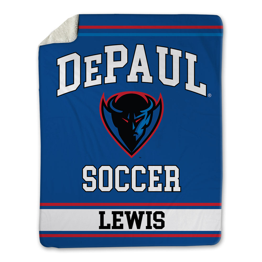 DePaul - NCAA Women's Soccer : Madeline Lewis - Blanket-0