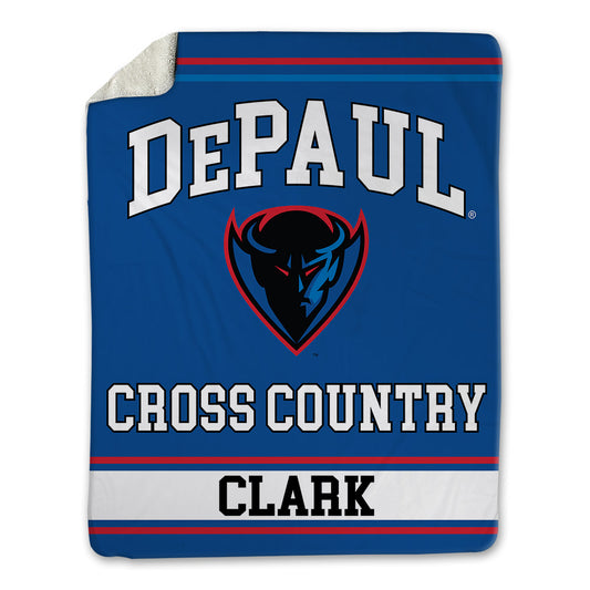 DePaul - NCAA Men's Cross Country : Kyle Clark - Blanket-0