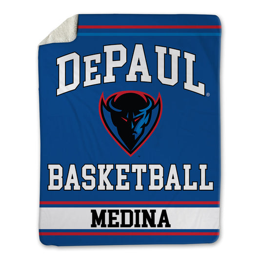 DePaul - NCAA Men's Basketball : Isaiah Medina - Blanket-0