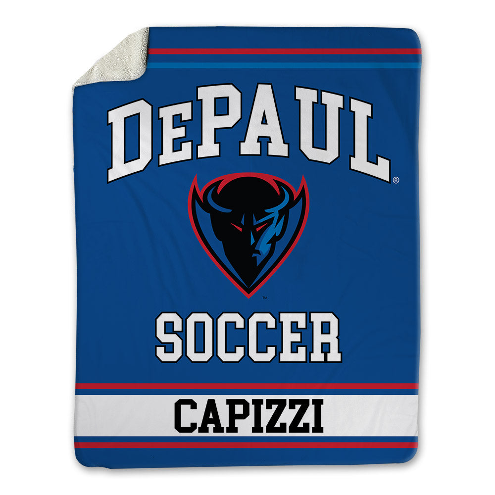 DePaul - NCAA Women's Soccer : Carolina Capizzi - Blanket-0