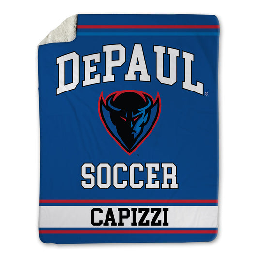 DePaul - NCAA Women's Soccer : Carolina Capizzi - Blanket-0