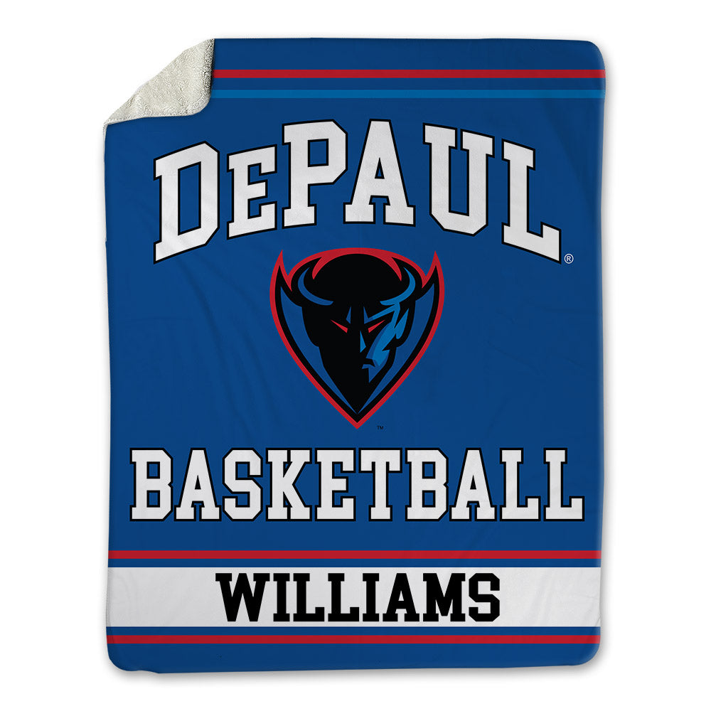 DePaul - NCAA Men's Basketball : Max Williams - Blanket-0