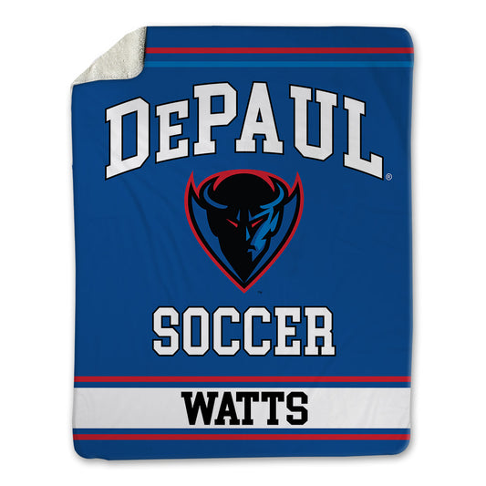 DePaul - NCAA Men's Soccer : Callum Watts - Blanket-0