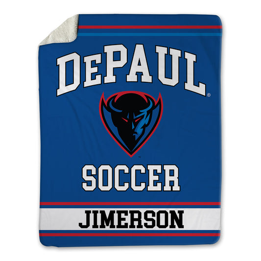 DePaul - NCAA Men's Soccer : Evan Jimerson - Blanket-0