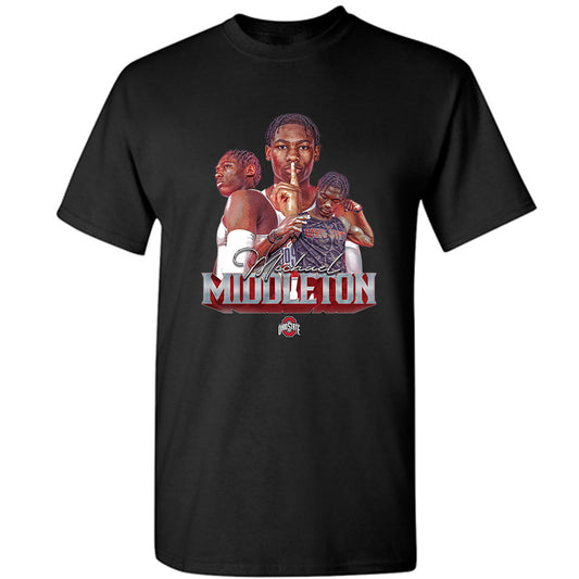 Ohio State - NCAA Men's Track & Field : Michael Middleton - Player Collage T-Shirt-0