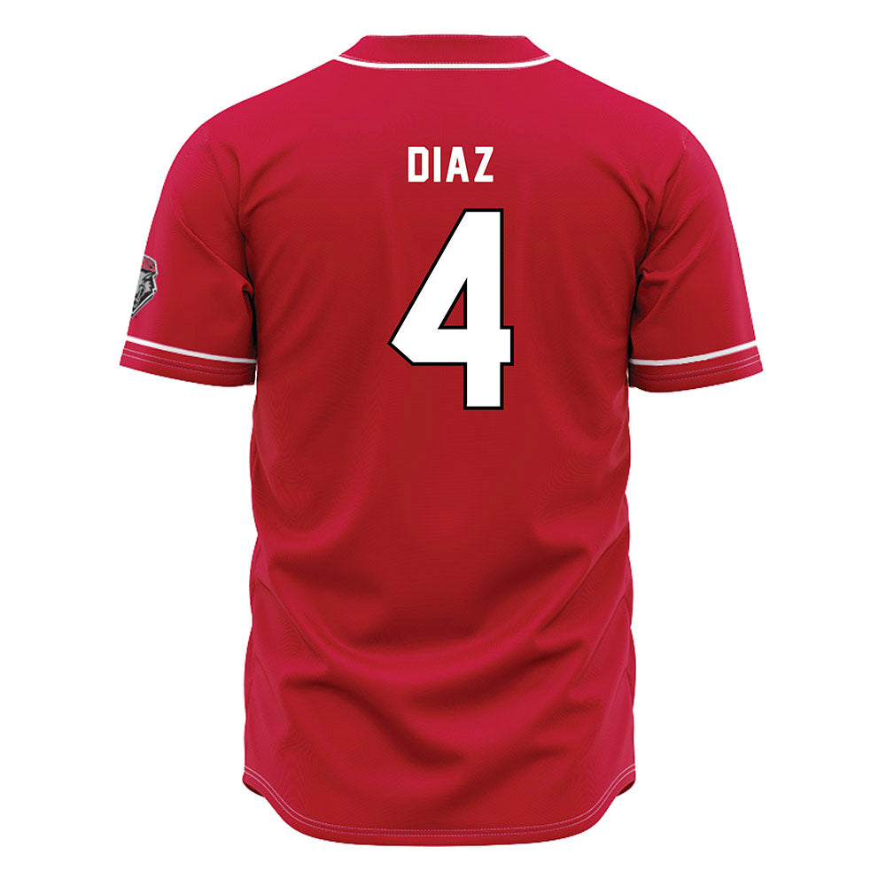 New Mexico - NCAA Baseball : Anthony Diaz - Red Jersey-1