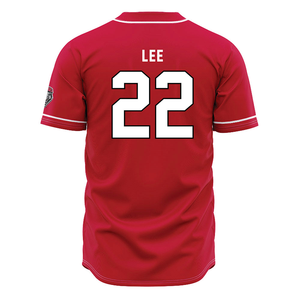 New Mexico - NCAA Baseball : Seth Lee - Red Jersey-1