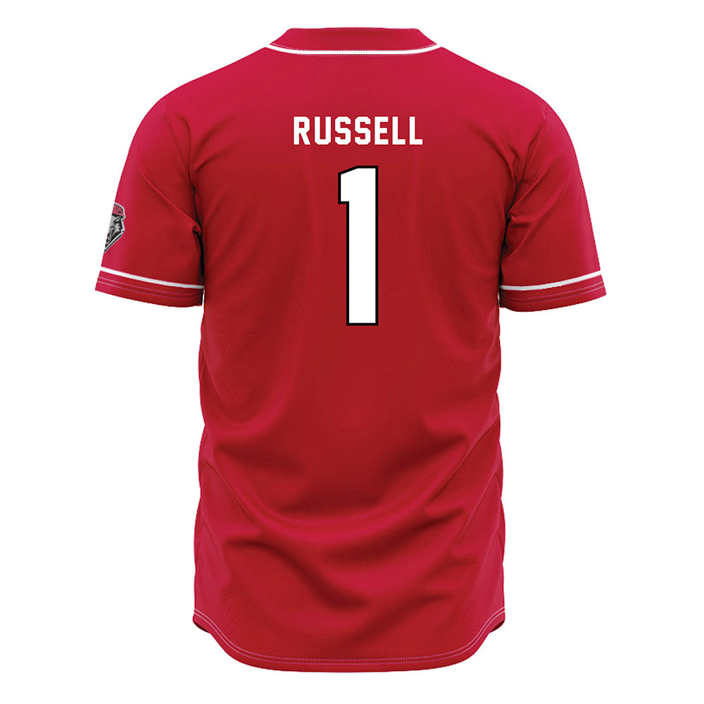 New Mexico - NCAA Baseball : Tristan Russell - Red Jersey-1