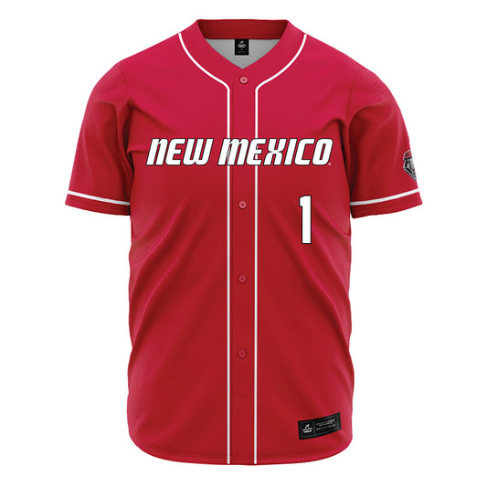 New Mexico - NCAA Baseball : Tristan Russell - Red Jersey-0