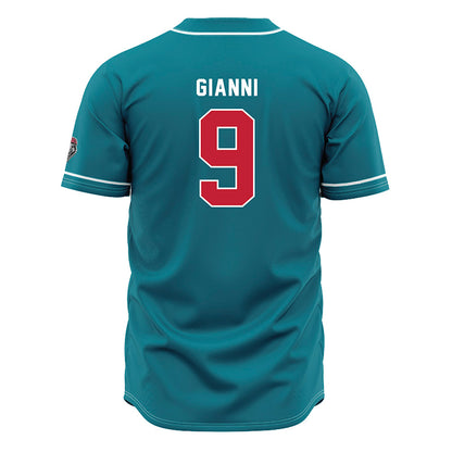 New Mexico - NCAA Baseball : Antonio Gianni - Blue Jersey-1