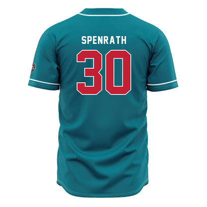 New Mexico - NCAA Baseball : Reed Spenrath - Blue Jersey-1