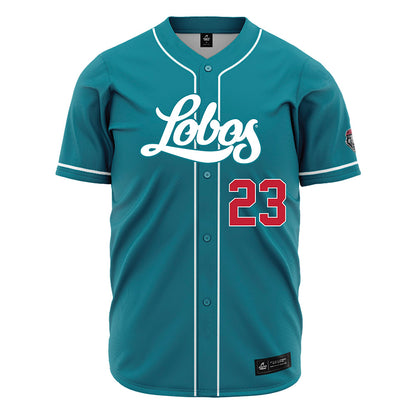 New Mexico - NCAA Baseball : Ty Cunningham - Blue Jersey-0