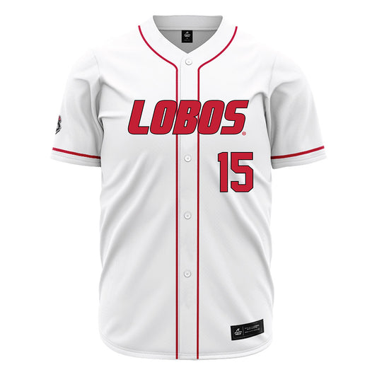 New Mexico - NCAA Baseball : Khalil Walker - White Jersey-0