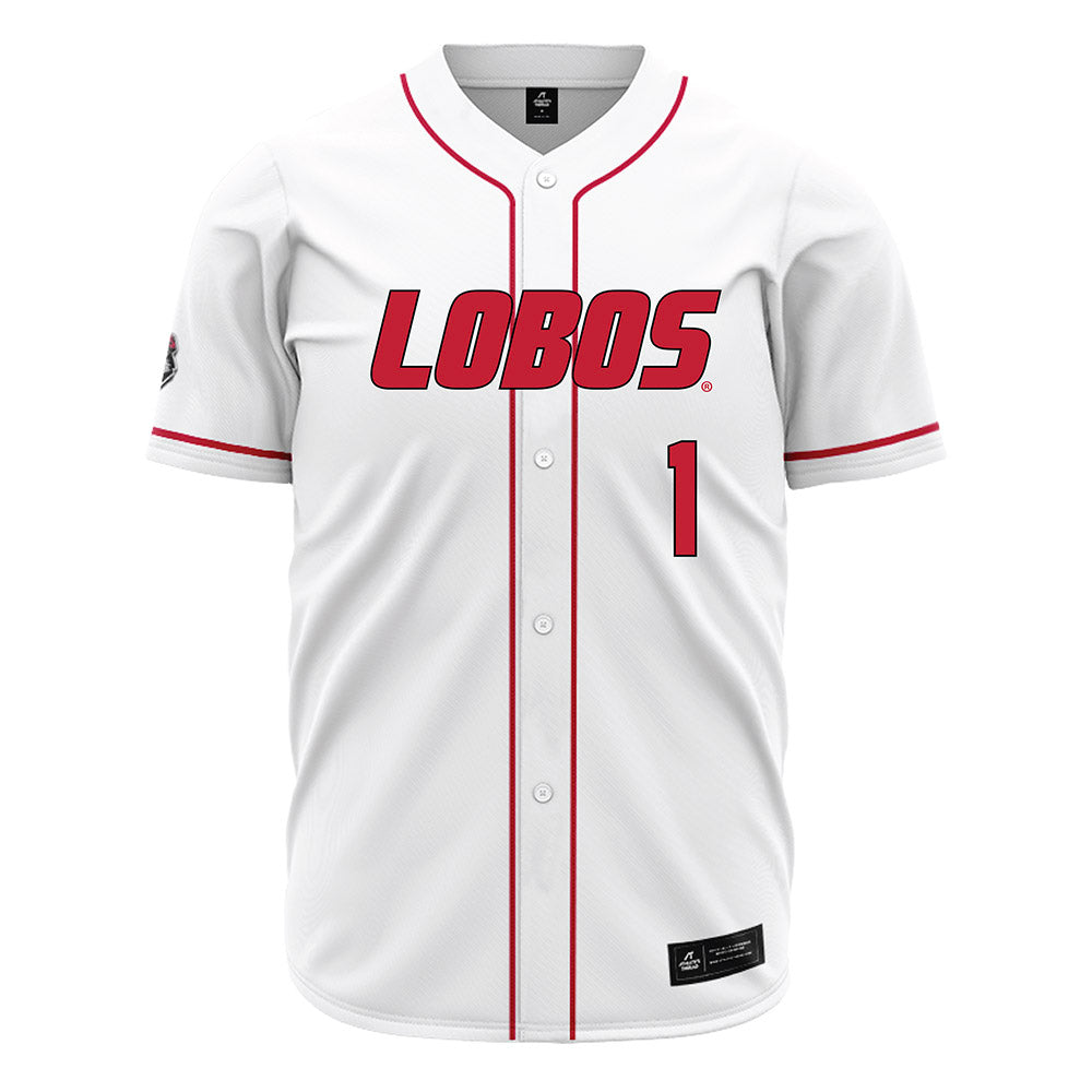 New Mexico - NCAA Baseball : Tristan Russell - White Jersey-0