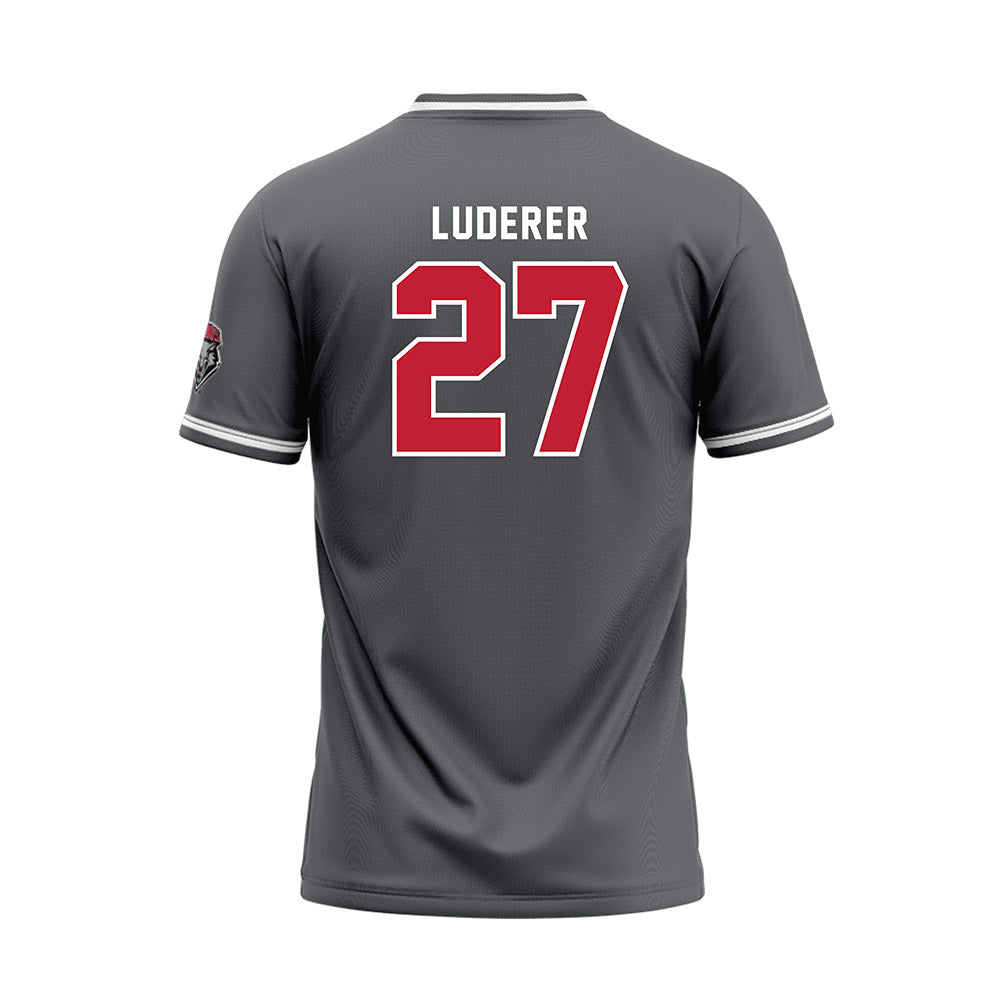 New Mexico - NCAA Softball : Hayden Luderer - Dark Grey Baseball Jersey-1