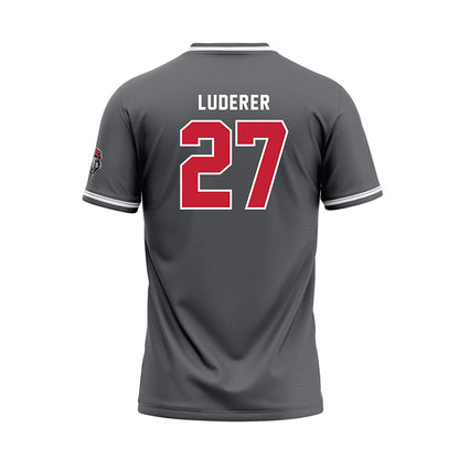 New Mexico - NCAA Softball : Hayden Luderer - Dark Grey Baseball Jersey-1