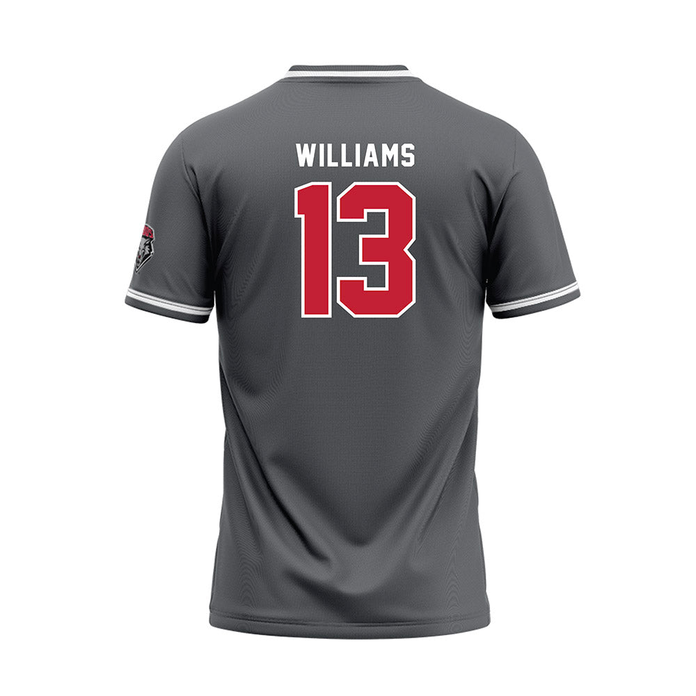 New Mexico - NCAA Softball : Briana Williams - Dark Grey Baseball Jersey-1