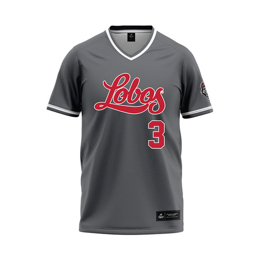 New Mexico - NCAA Softball : Caitlin Benningfield - Dark Grey Jersey-0