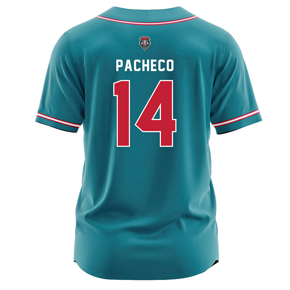 New Mexico - NCAA Softball : Mya Pacheco - Teal Jersey-1