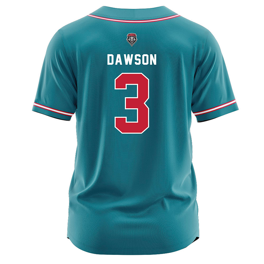New Mexico - NCAA Softball : Ella Dawson - Teal Jersey-1