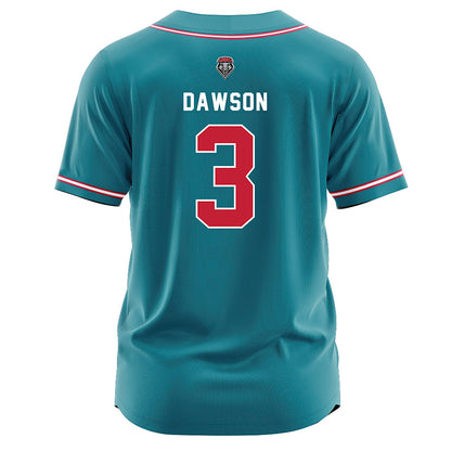 New Mexico - NCAA Softball : Ella Dawson - Teal Jersey-1