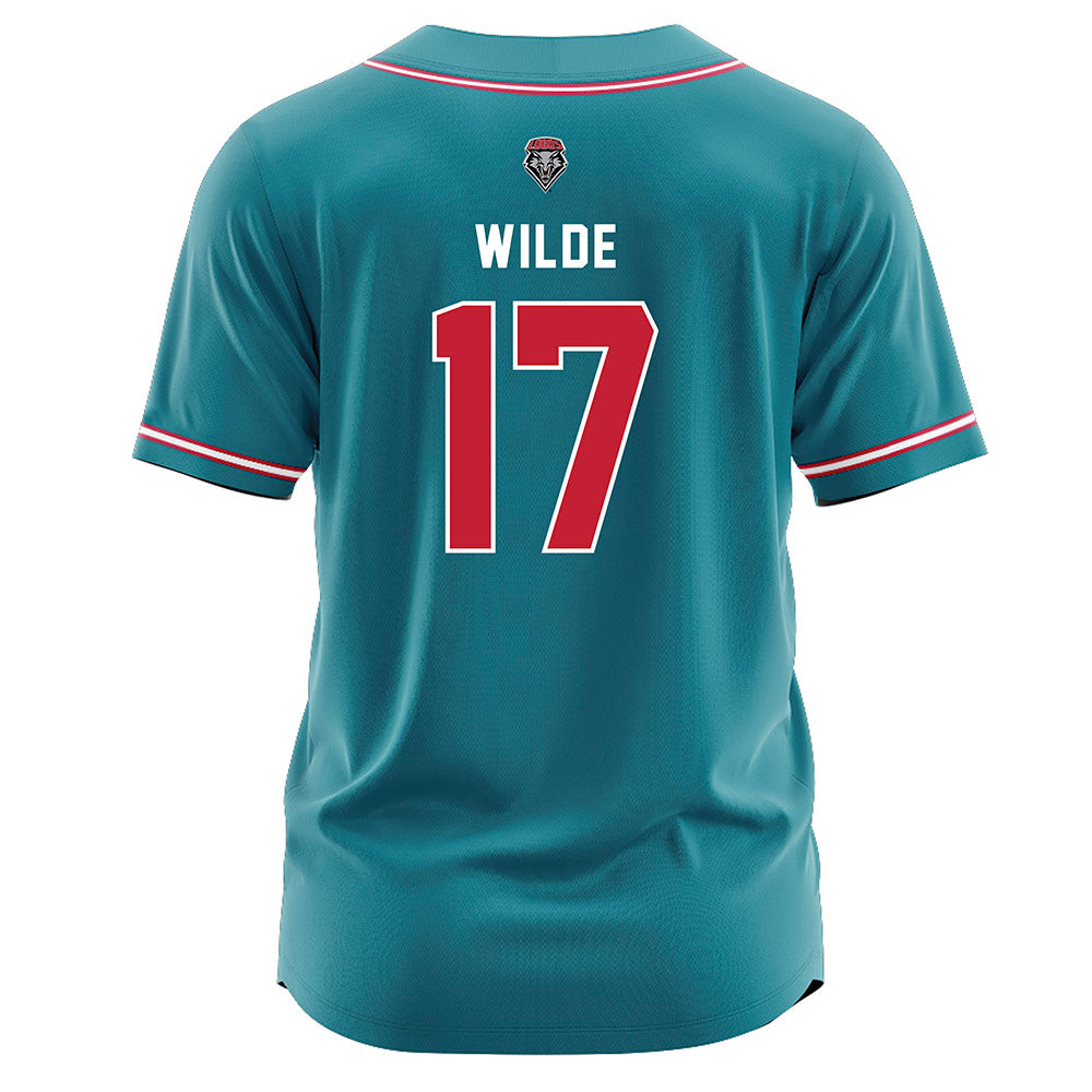 New Mexico - NCAA Softball : Alexa Wilde - Teal Jersey-1