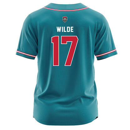 New Mexico - NCAA Softball : Alexa Wilde - Teal Jersey-1