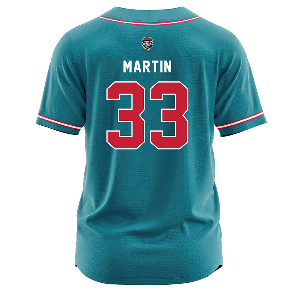 New Mexico - NCAA Softball : Tenzly Martin - Teal Jersey-1