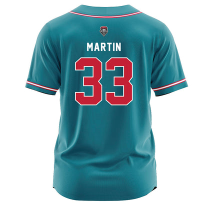 New Mexico - NCAA Softball : Tenzly Martin - Teal Jersey-1