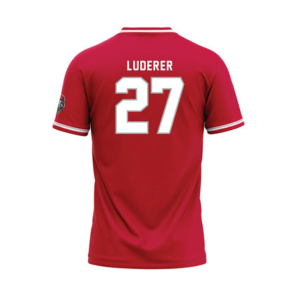 New Mexico - NCAA Softball : Hayden Luderer - Red Jersey-1