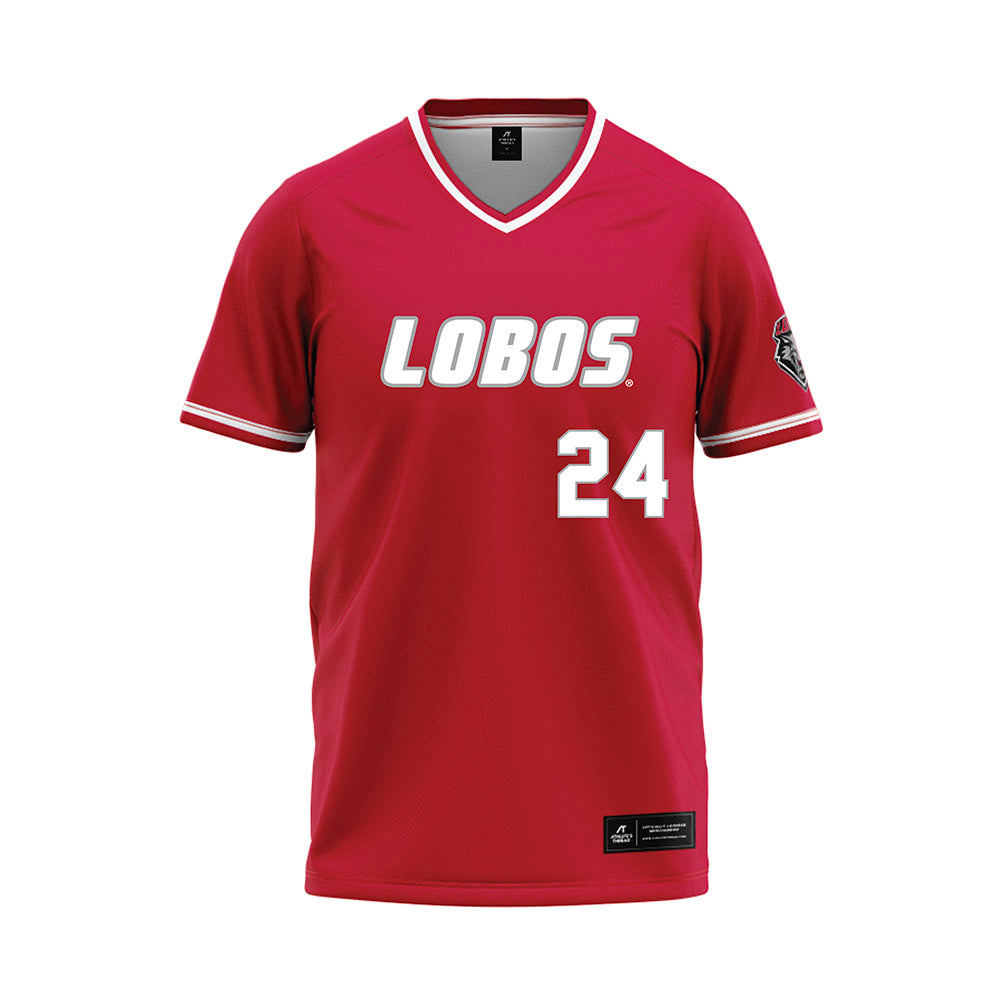 New Mexico - NCAA Softball : Georgia Heathcock - Red Jersey-0