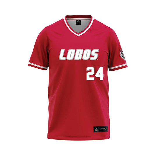 New Mexico - NCAA Softball : Georgia Heathcock - Red Jersey-0