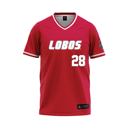 New Mexico - NCAA Softball : Jessica Deleon - Red Jersey-0