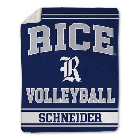 Rice - NCAA Women's Volleyball : Ellie Schneider - Blanket-0