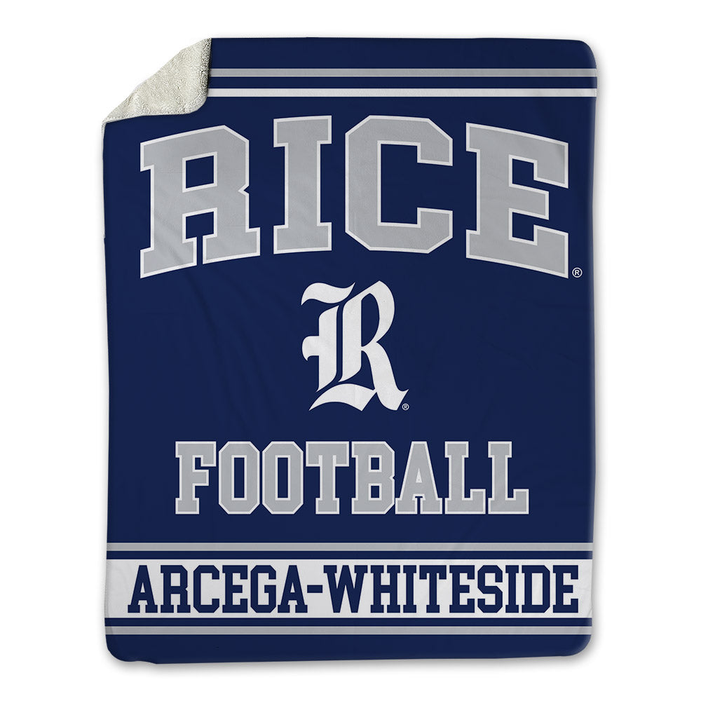 Rice - NCAA Football : Keenan Arcega-Whiteside - Blanket-0