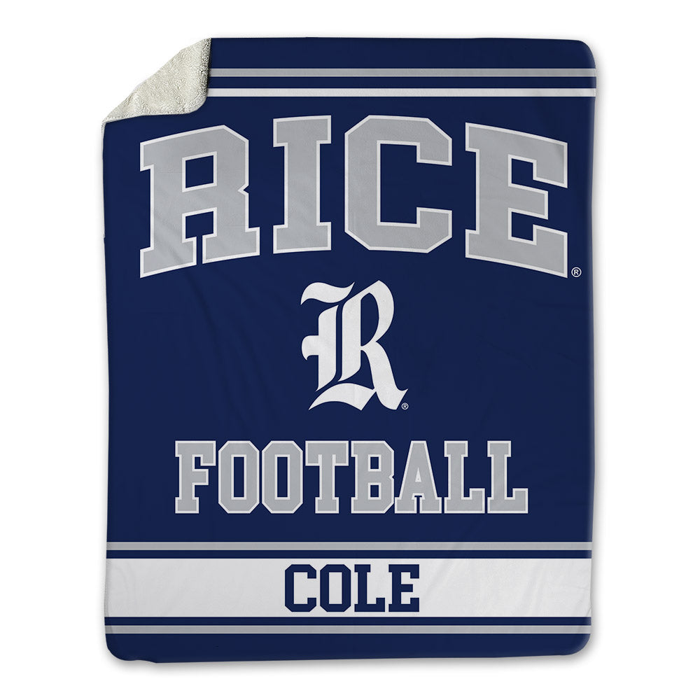Rice - NCAA Football : Colten Cole - Blanket-0