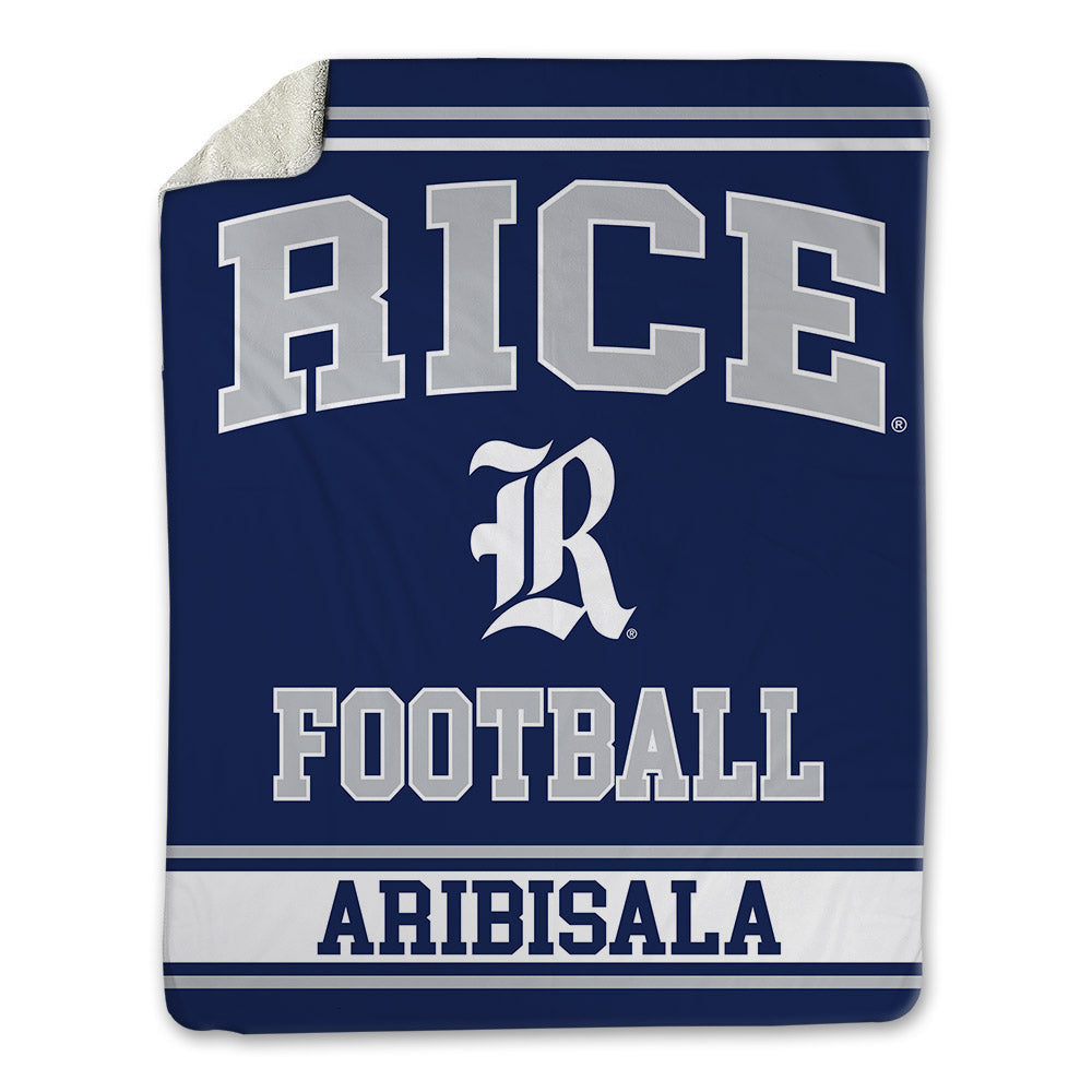 Rice - NCAA Football : Matthew Aribisala - Blanket-0
