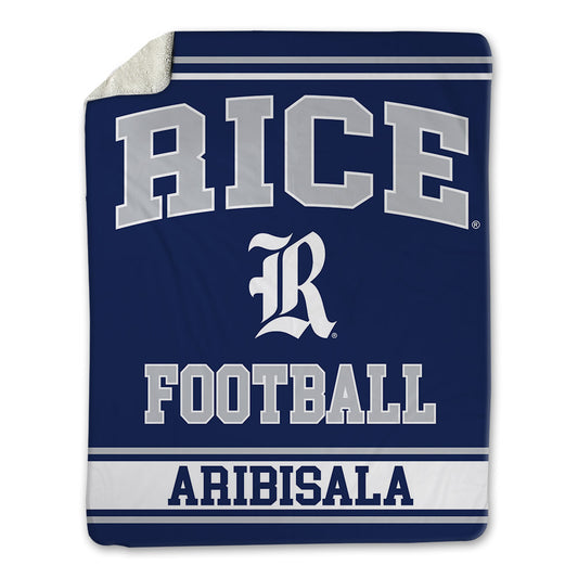 Rice - NCAA Football : Matthew Aribisala - Blanket-0