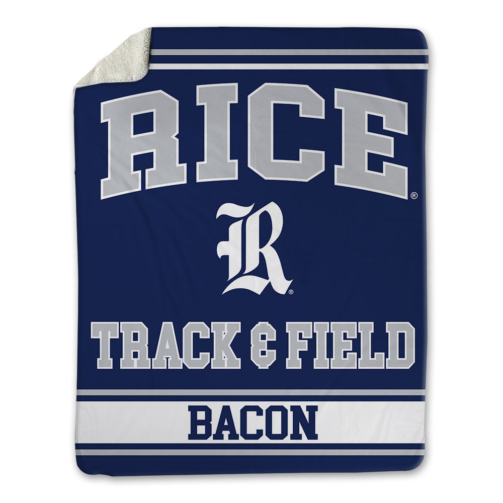 Rice - NCAA Men's Track & Field : Max Bacon - Blanket-0
