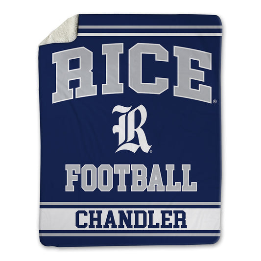 Rice - NCAA Football : Leyonte Chandler - Blanket-0
