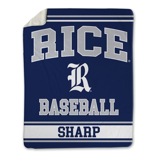 Rice - NCAA Baseball : Brayden Sharp - Blanket-0